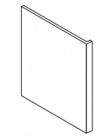 L shaped feature end panel