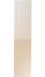 unique nova high gloss sand beige bedroom door