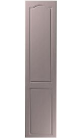 unique ribble painted oak dust grey bedroom door