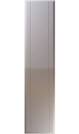 unique twinline high gloss dust grey bedroom door