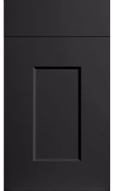 bella cambridge matt black kitchen door