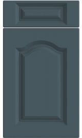 bella canterbury matt colonial blue kitchen door