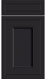 bella helmsley matt black kitchen door