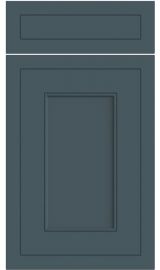 bella helmsley matt colonial blue kitchen door