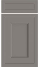 bella helmsley supermatt dust grey kitchen door