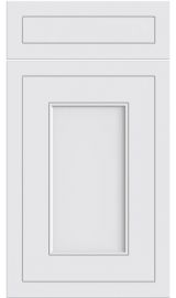 bella helmsley supermatt white kitchen door