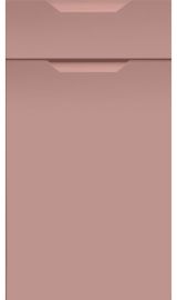 bella integra matt blush pink kitchen door