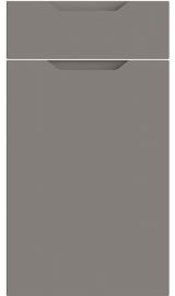 bella integra supermatt dust grey kitchen door