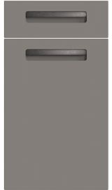 bella lazio supermatt dust grey kitchen door