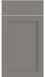 bella oakham supermatt dust grey kitchen door