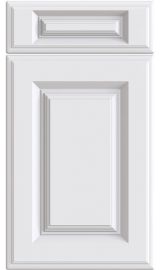 bella palermo supermatt white kitchen door