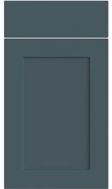 bella richmond matt colonial blue kitchen door