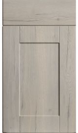 bella shaker halifax white oak kitchen door
