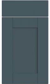bella shaker matt colonial blue kitchen door