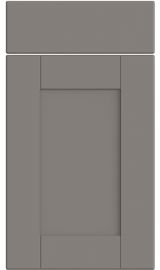 bella shaker supermatt dust grey kitchen door