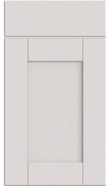 bella shaker supermatt light grey kitchen door