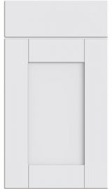 bella shaker supermatt white kitchen door
