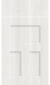 bella stratford open grain white kitchen door