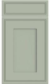 bella tullymore matt sage green kitchen door