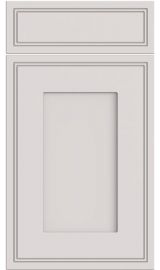 bella tullymore supermatt light grey kitchen door