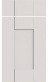 bella warwick supermatt light grey kitchen door