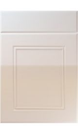 unique ascot high gloss cream kitchen door