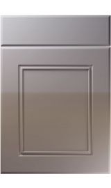 unique ascot high gloss dust grey kitchen door
