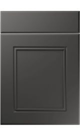 unique ascot super matt graphite kitchen door