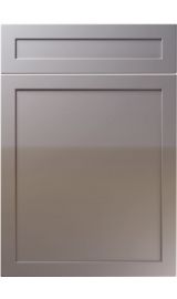 unique balmoral high gloss dust grey kitchen door