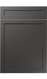 unique balmoral super matt graphite kitchen door