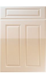 unique benwick high gloss sand beige kitchen door