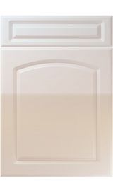 unique boston high gloss cream kitchen door