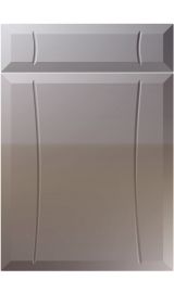 unique chardonnay high gloss dust grey kitchen door