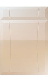 unique chardonnay high gloss sand beige kitchen door