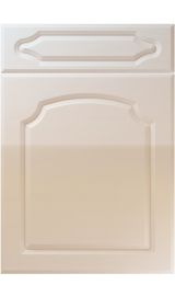 unique chedburgh high gloss cashmere kitchen door
