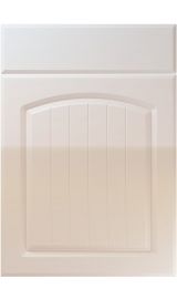 unique cottage high gloss cream kitchen door