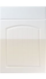 unique cottage high gloss grey kitchen door