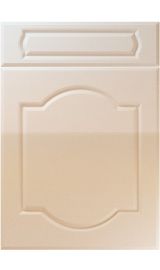 unique denham high gloss sand beige kitchen door