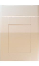 unique denver high gloss sand beige kitchen door