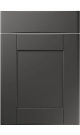 unique denver super matt graphite kitchen door