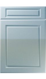 unique fenwick high gloss blue sparkle kitchen door