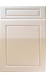 unique fenwick high gloss cashmere kitchen door