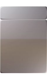 unique genoa high gloss dust grey kitchen door