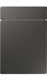 unique genoa super matt graphite kitchen door