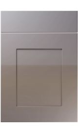 unique johnson high gloss dust grey kitchen door