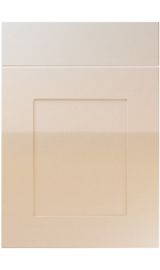unique johnson high gloss sand beige kitchen door