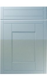 unique keswick high gloss blue sparkle kitchen door
