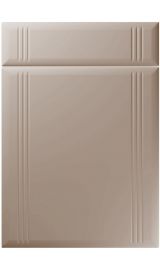 unique linea super matt stone grey kitchen door