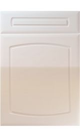 unique madrid high gloss cream kitchen door