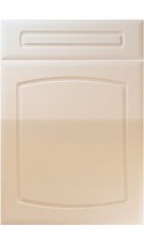 unique madrid high gloss sand beige kitchen door